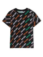 Kenzo Kids t-shirt à logo imprimé - Noir - thumbnail