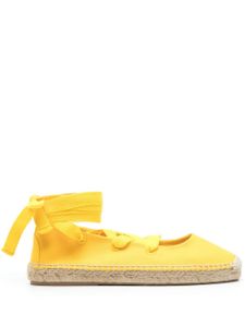 Polo Ralph Lauren espadrilles à lacets - Jaune