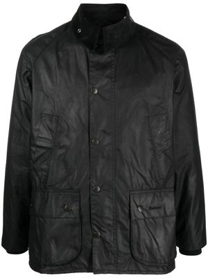 Barbour veste en coton Bedale à effet enduit - Noir