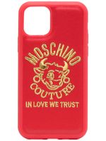 Moschino coque d'iPhone 11 Pro à logo - Rouge