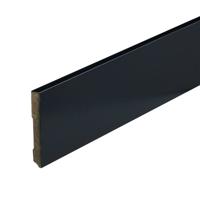 Gelakte plint 90x12 - Amsterdam zwart RAL 9005