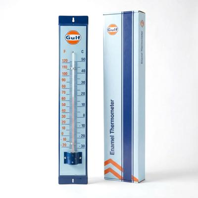 Gulf Emaille Thermometer - Gelimiteerde Oplage, Officieel Gelicentieerd