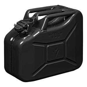 Jerrycan - zwart - 10 liter - voor brandstof - benzine - diesel