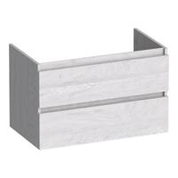 Brauer Joy - Onderkast - 80 cm - met 2 Softclose Lades Greeploos en 1 Sifon Uitsparing - Forest Seashell