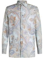 ETRO chemise en coton à imprimé cachemire - Tons neutres