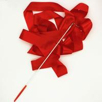 5 stuks 4 m artistieke kleur Turnen lint dans rekwisieten kinderen speelgoed (rood)