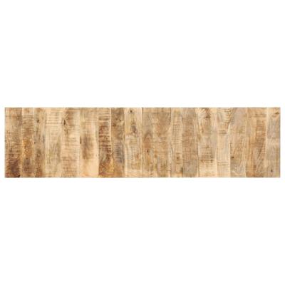 Hoofdbord 200 cm massief ruw mangohout