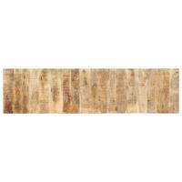 Hoofdbord 200 cm massief ruw mangohout