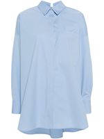 Semicouture chemise Lara à épaules tombantes - Bleu