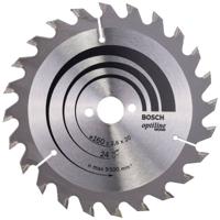 Bosch Accessories Kreissägeblatt 160x20x2,6mm Z24/WZ HM für Grobschnitt 2608640596 Cirkelzaagblad 1 stuk(s)