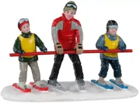 Lemax bunny slope beginners kerstdorp figuur type 3 Vail Village 2021