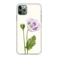 Purple poppy: Volledig geprint iPhone 11 Pro Max Hoesje