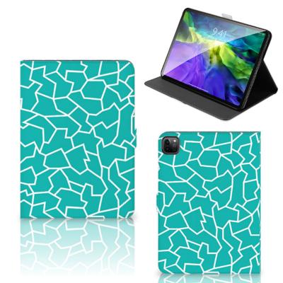 iPad Pro 11 2020/2021/2022 Hoes Cracks Blue iPad Pro 11 2020/2021/2022 Hoes Cracks Blue