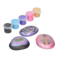 Grafix Stenen schilderen metallic