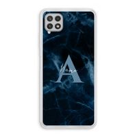 Midnight Marble: Samsung Galaxy A22 4G Transparant Hoesje