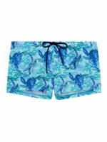 HOM - Swim Shorts - Tartane - blauw, Maat:XL