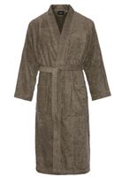 Kimono taupe unisex – badstof katoen