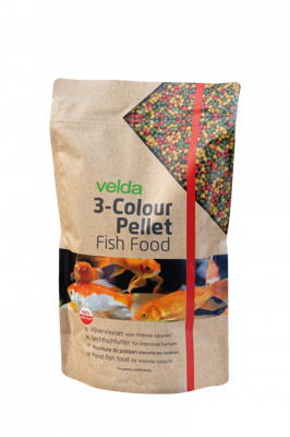 Velda hoogwaardig 3-kleuren korrelvoer - 1 liter