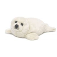 Witte knuffel zeehond 38 cm