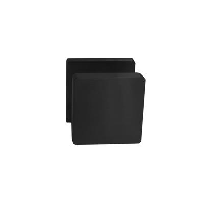 Knop vierkant vast op rozet 55x55x10mm met no