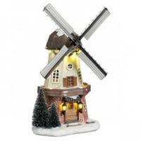 Windmill battery operated l15,5xb8xh27cm - Luville
