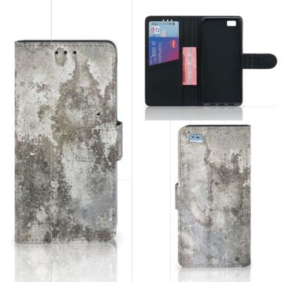Huawei Ascend P8 Lite | Bookcase | Beton Print