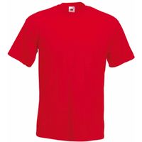 Fruit of the Loom t-shirt rood    - - thumbnail