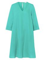 Jurk 100% linnen Van Riani turquoise