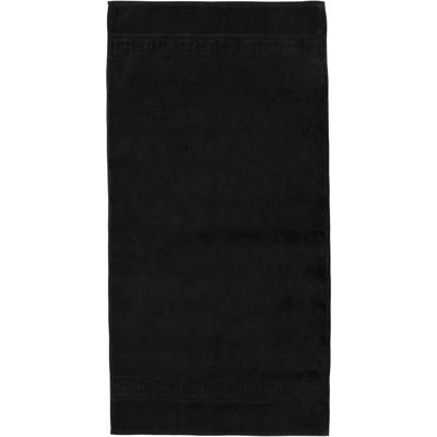 Cawö Cawö Noblesse Uni Handdoek 50x100 Schwarz