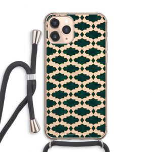 Moroccan tiles: iPhone 11 Pro Max Transparant Hoesje met koord