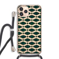 Moroccan tiles: iPhone 11 Pro Max Transparant Hoesje met koord