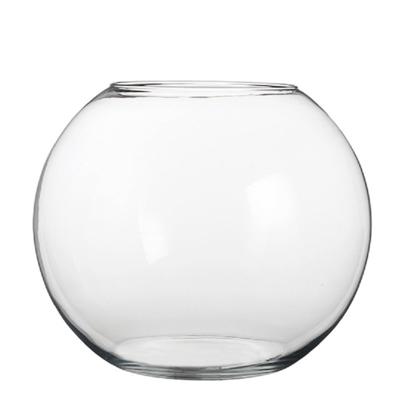 Mica Decorations Bolvaas/komvaas - glas - vissenkom model - H40 cm - vaas - bloemenvaas