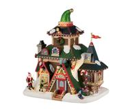 Kerstdorpminiatuur Elwood's Elf Lodge 20x26x31 cm - Lemax