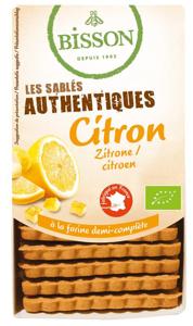 Bisson Zandkoekjes citroen authentiek bio