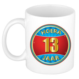 13 jaar verjaardag mok / beker - verjaardagscadeau   -