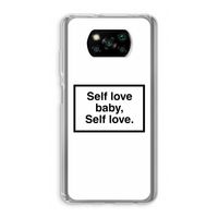 Self love: Xiaomi Poco X3 Pro Transparant Hoesje