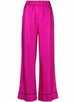 Blanca Vita pantalon ample en effet satiné - Rose