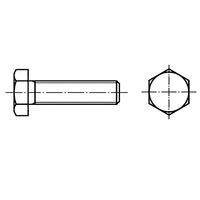 TOOLCRAFT 130888 Zeskantbouten M16 160 mm Buitenzeskant DIN 933 Staal Galvanisch verzinkt 25 stuk(s) - thumbnail