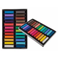 Carnaval Haarkrijt - 24x stuks kleuren - voor festivals/carnavals - uitwasbaar - haarkrijtjes