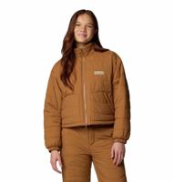 Columbia Wallowa™ Insulated Cropped Isolatiejas Dames Camel Brown M