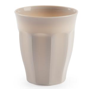 Plasticforte drinkglas - kunststof - beige - 250 ml - drinkglazen