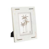 Fotolijsten Home ESPRIT Wit Gouden Blik Marmer Natuurlijk Shabby Chic 20 x 2 x 25 cm