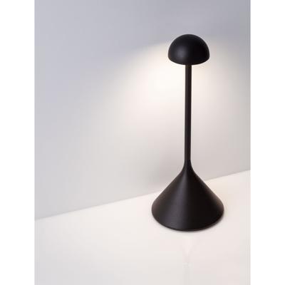 Lyora TafellampDalt zwart oplaadbaar met USB - 9030143