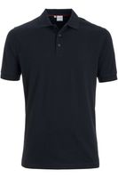 OLYMP Tendenz Modern Fit Polo shirt Korte mouw zwart