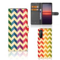 Sony Xperia 5II | Telefoon Hoesje | Zigzag Multi Color