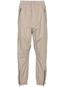 Rick Owens pantalon de jogging fuselé en coton biologique - Tons neutres