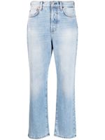 Acne Studios jean crop Mece à taille haute - Bleu - thumbnail