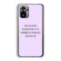 Tequila: Xiaomi Redmi Note 10S Transparant Hoesje