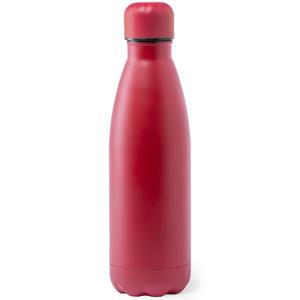 RVS waterfles/drinkfles rood met schroefdop - 790 ml - Sportfles - Bidon - extra groot