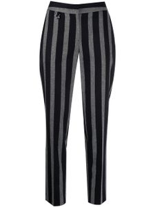 Lorena Antoniazzi pantalon à rayures - Noir